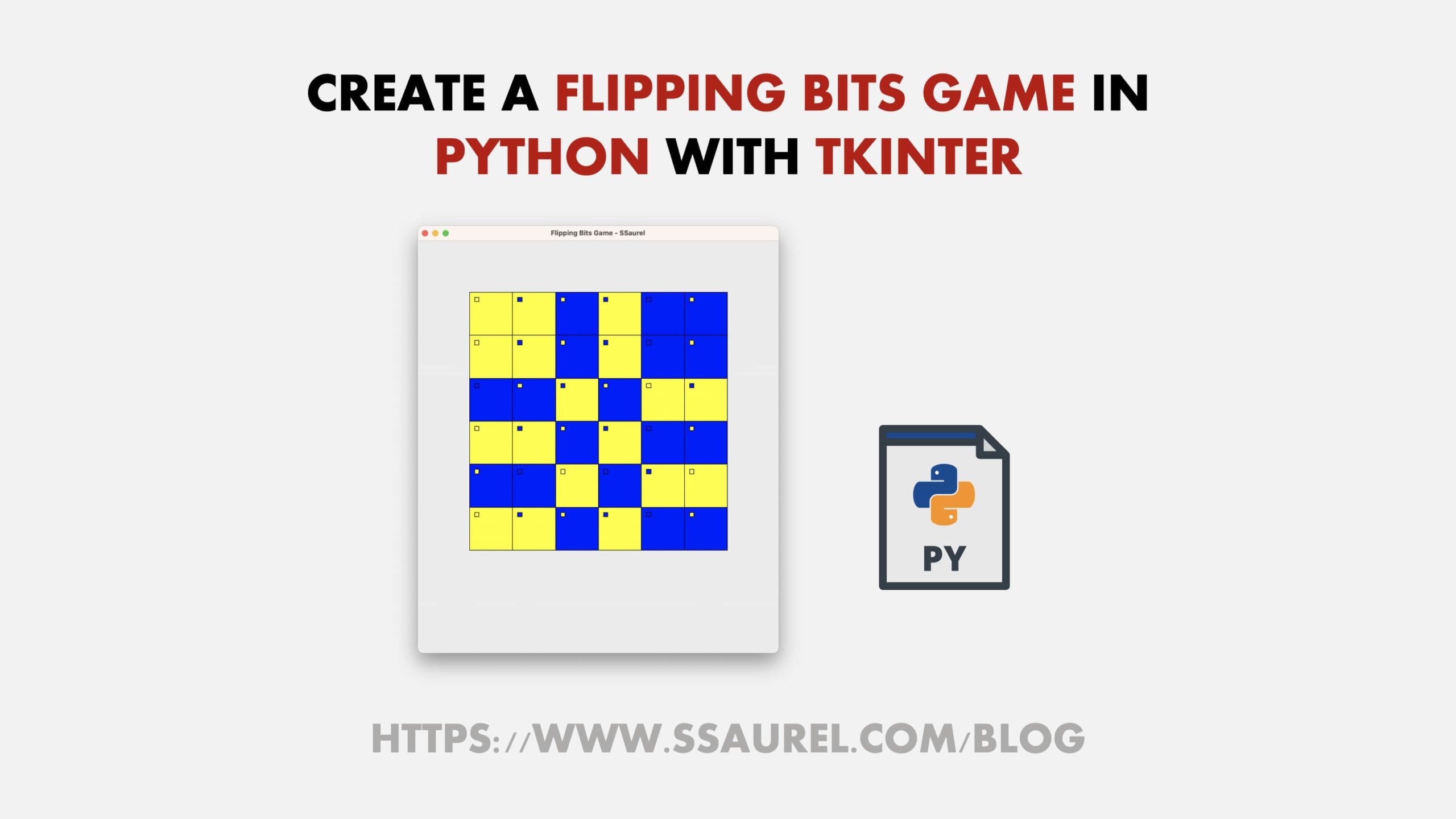 Creating a Flipping Bits Game in Python With Tkinter - All for Android,  Android for All