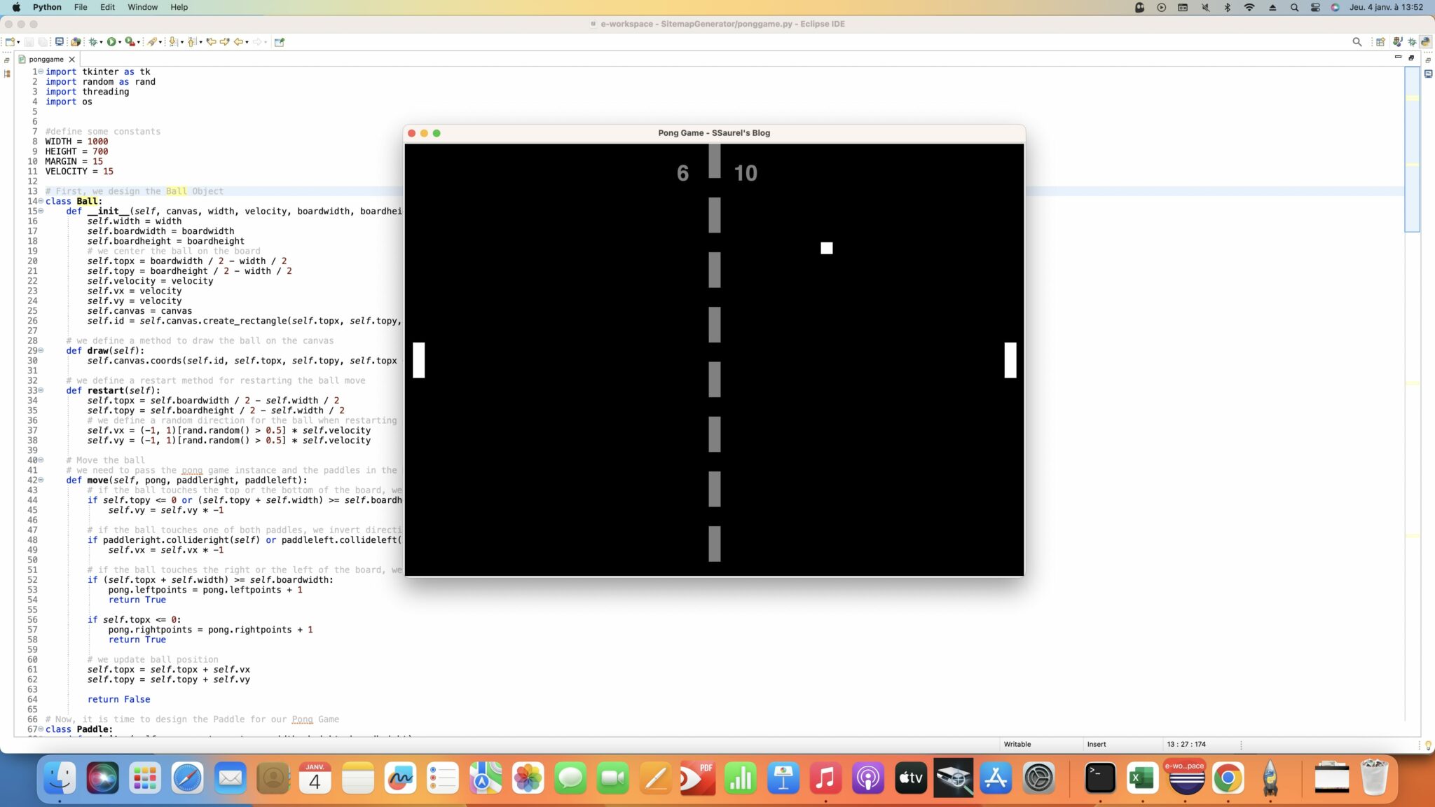 Creating The Classical Pong Game In Python With A Tkinter UI - All For ...