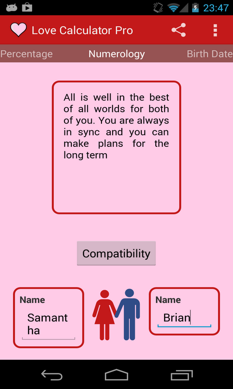 [App][Free] Love Calculator - Android Forums At AndroidCentral.com